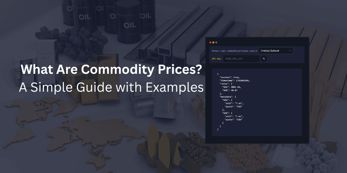 What Are Commodity Prices? A Simple Guide with Examples