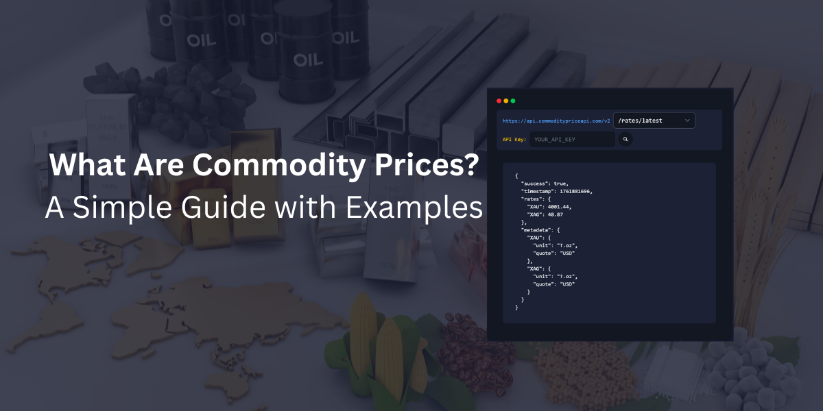 What Are Commodity Prices? A Simple Guide with Examples